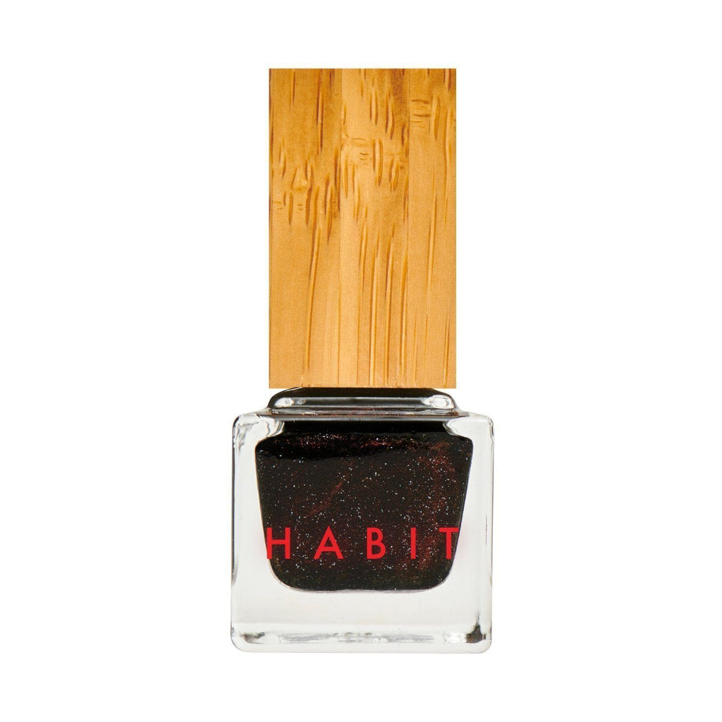 Habit Cosmetics Skincare Ingredient Infused Non-Toxic + Vegan Nail Polish in 52 Black Orpheus