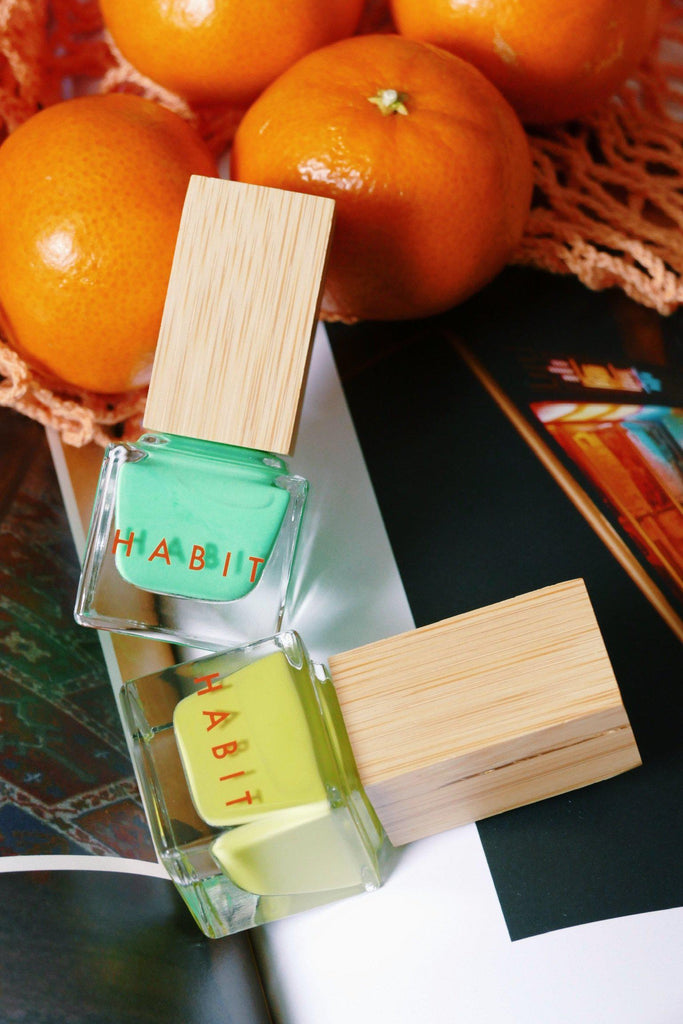 Habit Cosmetics Skincare Ingredient Infused Non-Toxic + Vegan Nail Polish in 54 Let’s Call It a Chartreuse
