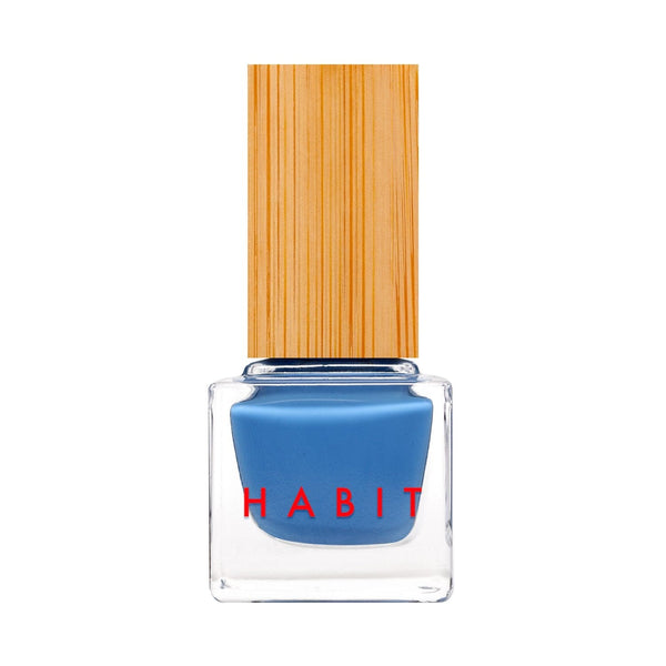 Habit Cosmetics Skincare Ingredient Infused Non-Toxic + Vegan Nail Polish in 57 Blue Jean Baby